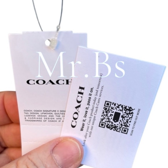 Coach Hadley Backpack In Signature Denim Purse - Picture 8 of 10